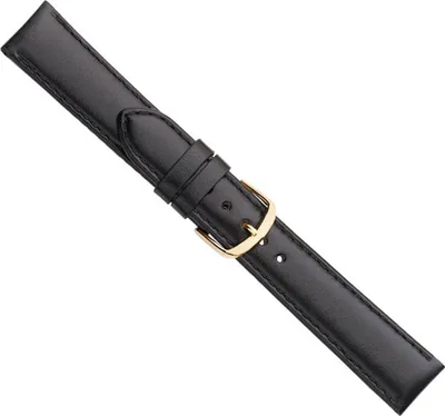 Produktbild von Uhrenarmband Büffelleder bombiert mit Ziernaht | Herzog 20314G, Stegbreite:12mm