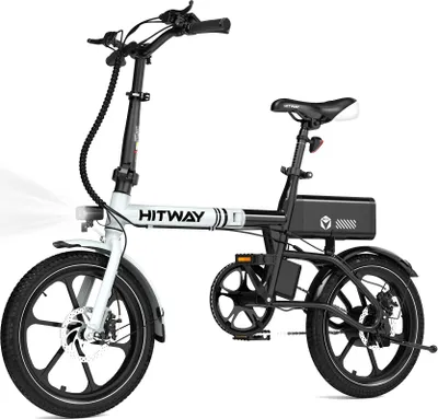 Produktbild von HITWAY BK35 E-Bike 16 Zoll Elektrofahrrad Klapprad, E-Faltrad, Pedelec, 35-70km, 250W Heckmotor , E-Citybike bis 25km/h