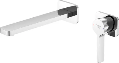 Imagen del producto de Grifo monomando de pared Steinberg, serie 230, con una distancia de salida de 20,5 cm
