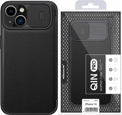 Image de Nillkin Qin Leather Pro Case Iphone 14 Plus Camera Cover Holster Case with Flap Black