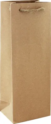 Produktbild von Clairefontaine 6x Geschenktasche, 12,7x9x35,5 cm - Kartonbraun 28800-4C