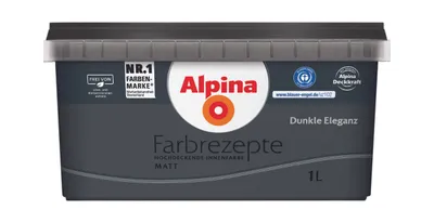 Produktbild von Alpina Farbrezepte Dunkle Eleganz matt 1 Liter