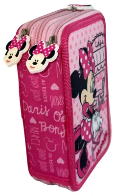 Obrázok produktu pre Kozmetická taštička/púzdro Disney Minnie Paris (trojité)