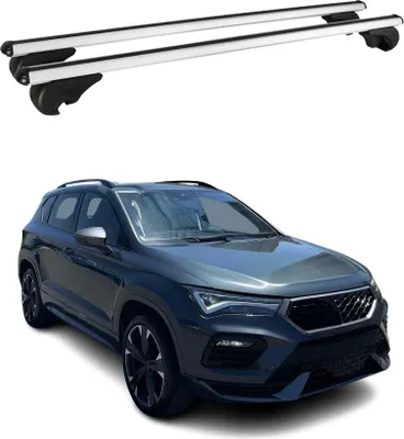 Produktbild von Dachträger Grundtäger für Cupra Ateca 2018-2025 75kg Aluminium Silber 2 tlg