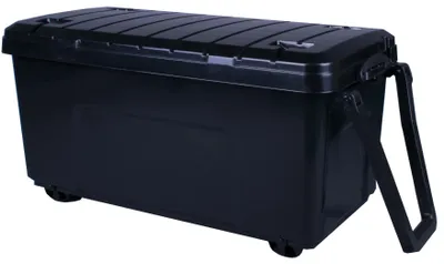 Produktbild von Really Useful Box - Aufbewahrungskoffer auf Rädern 160 Liter, schwarz