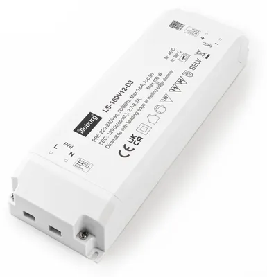 Productafbeelding van Dimbare LED Transformator 12V voor LED Strip en Lampen