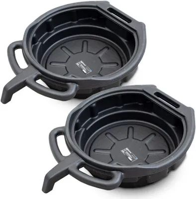 Produktbild von 2x Bituxx Ölauffangwanne 10L Universal-Auffangwanne Mehrzweckwanne Ölauffangbehälter Ölwanne Öl Wechsel laugen- und säurefest MS-19418