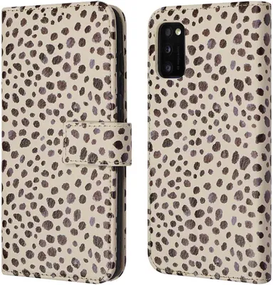 Produktbild von imoshion Design Klapphülle Samsung Galaxy A41 - Black And White Dots