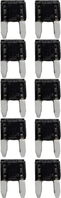 Produktbild von baytronic 10x Kfz-Flachstecksicherung Mini schwarz 1A