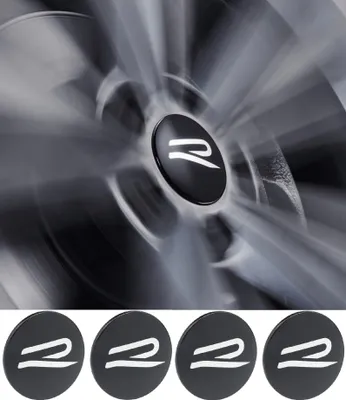 Produktbild von R-Line 4x Original für VW R 66mm dynamische Nabendeckel Nabenkappe Alufelgen