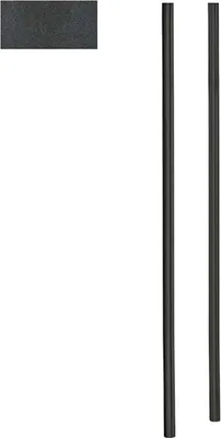 Produktbild von Heibi Briefkastenständer 170 cm aus Stahl graphitgrau zum Einbetonieren