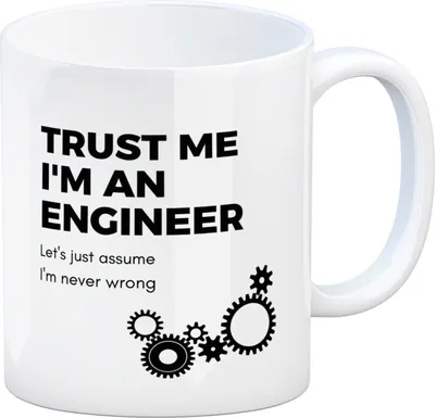 Produktbild von Trust me I'm an engineer Kaffeebecher