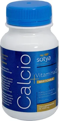 Obrázok produktu pre Sotya Calcium D 3 100 žuvacích tabliet