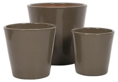 Produktbild von Blumentöpfe aus Keramik CONICAL, 3er-Set
