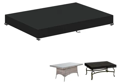 Produktbild von Elzusha – Gartentisch-Abdeckung, 150x90x15 cm, wasserdicht, 420D Oxford, UV-beständig