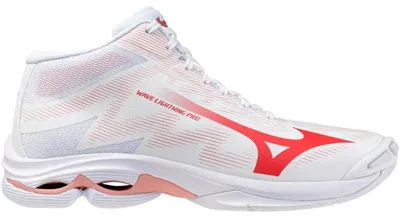 Image de Chaussures de sport d'intérieur Mizuno Wave Lightning Pro Mid pour femmes, blanc, taille 41