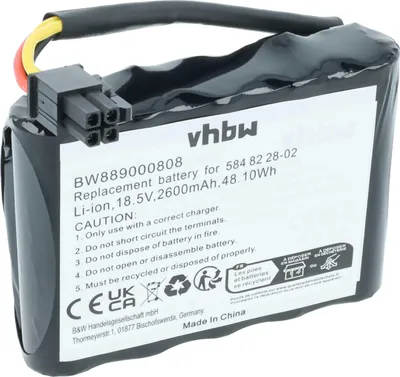 Produktbild von vhbw Akku kompatibel mit Husqvarna Automower 315 (2016), 310 (2017), 315 (2015), 310 (2016), 315 (2017), 310 (2015) Rasenmäher (2600mAh 18,5V Li-Ion)