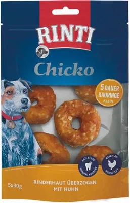 Produktbild von Rinti Chicko Dauer-Kauringe klein mit Huhn 9 x 5 x 30 g