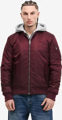 Produktbild von Herren Jacke mit Kapuze schmale Passform CLIFTON ALL SEASONS Oxblood S Lonsdale