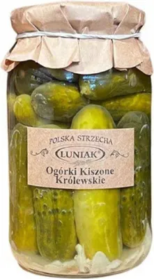 OGÓRKI KISZONE KRÓLEWSKIE 710 g (410 g) - LUNIAK