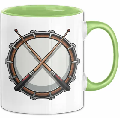 Produktbild von Schlagzeuger Tasse Geschenkidee für Beatmacher Fans (Grün)