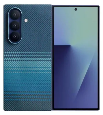 Image de Coque Pitaka pour Samsung Galaxy Z Fold7, MagEZ 7, Ultra-Fine, Lever de Lune