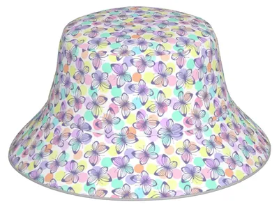 Imagen del producto de Sombrero de pescador moderno con estampado de mariposas