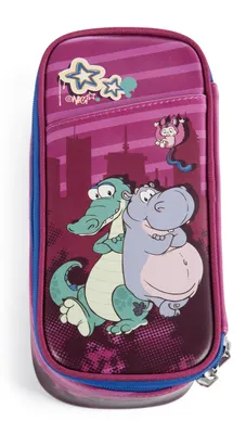 Image de NICI trousse à crayons Crocodile Hippo, VERT