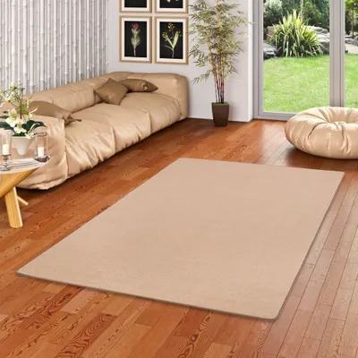 Produktbild von Velours Teppich Joy Karamell, Größe:80x160 cm