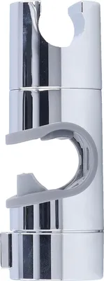 Zdjęcie produktu dla Uchwyt szyny prysznicowej 360 stopni regulowany prosty zacisk ABS chrom do rur 18?25 mm