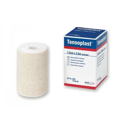 Produktbild von BSN medical Tensoplast Heftpflaster, stark klebend, längs dehnbar, 7.5 Cm, 1 Rolle