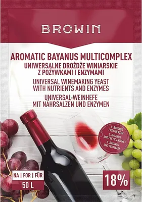 Produktbild von Aromatic Bayanus Multicomplex Starterset für alle Weinsorte Trockenhefe Weinhefe Reinzuchthefe