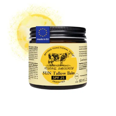 Produktbild von Tallow Sonnencreme fürs Gesicht – Natürlicher Sonnenschutz mit Zinkoxid non-nano - Ohne Aluminium - 60 ml
