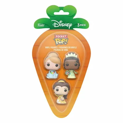 Obrázek produktu pro Disney Pocket POP! Vinyl Figurka 3er-Pack Disney Princess C/B/T 4 cm