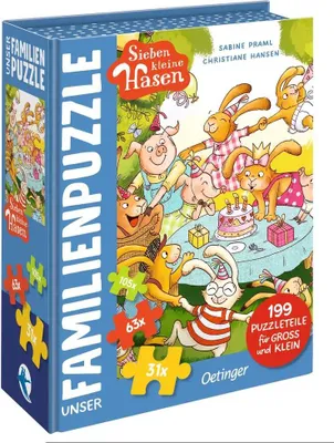 Image de Sept petits lapins. Notre puzzle familial