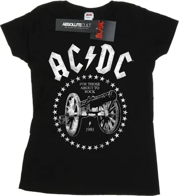 Produktbild von AC/DC - "We Salute You" T-Shirt für Damen BI4335 (L) (Schwarz)