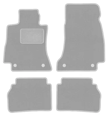 Immagine prodotto di Tappetini in moquette per Mercedes CLS C257 2018- (berlina) – set 4 pezzi, grigi, su misura – Wielganizator OSLO