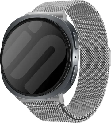 Produktbild von Strap-it Milanese Armband - Milanese Mesh Armband - passend für Samsung Galaxy Watch 8 - 40mm / Galaxy Watch 8 - 44mm / Galaxy Watch 8 Classic (silber)