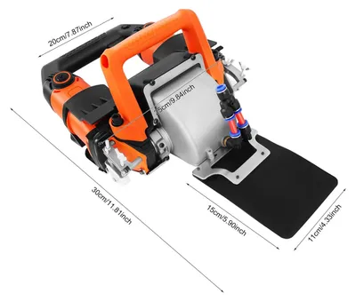 Produktbild von Spannungsmaschine - Nutfräse - Wanddurchbruchssäge - Betonsäge - Renovierungssäge - 5200W Motor - Verstellbare Schnitttiefe