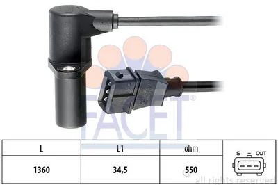 Produktbild von FACET 9.0040 Kurbelwellensensor Impulsgeber für OPEL Corsa A CC (S83)