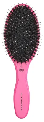 Obrázok produktu pre Záhradná kefa Olivia Olivia Garden z kančích a nylonových štetín ružová