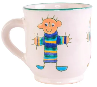 Produktbild von Kaffeebecher mit Männel-Motiv, Höhe ca. 10 cm, Ø 9 cm