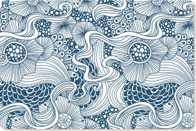 Produktbild von MuchoWow® Mauspad Mousepad Muster - Blumen - Botanisch 27x18 cm - Mousepads - Maus Mat - Pad - Mausunterlage - Büroartikel - Desk Matten