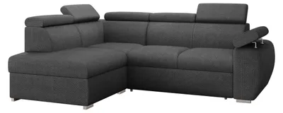 Produktbild von MIRJAN24 Ecksofa Boston, Eckcouch mit Schlaffunktion und Bettkasten, Stilvoll Polsterecke (Farbe: Flow 21, Seite: Links LXP+R+2R)