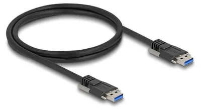 Obrázek produktu pro DeLOCK 80997, 1 m, USB A, USB A, USB 3.2 Gen 1 (3.1 Gen 1), 5 Gbit/s, Černá