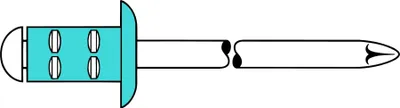 Produktbild von Blindniet PolyGrip® Nietschaft dxl 4,0x17,0mm VA 50 St.GESIPA