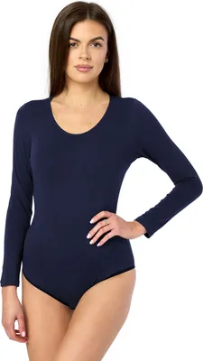 Produktbild von Merry Style Damen Langarm Body BD900(Dunkelblau, XL)