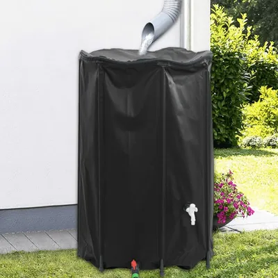 Produktbild von vidaXL Wassertank mit Wasserhahn Faltbar 1000 L PVC