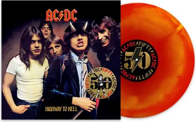 Produktbild von AC/DC: AC/DC: Highway To Hell (50th Anniversary) (remastered) (Limited Edition) (Hellfire Vinyl) (+ Artwork Print) - - (LP / H)