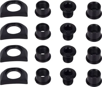 Produktbild von Fsa E0403+ml085+ml163+ml231 4 Mm Kettenblattschraubensatz Schwarz  Schwarz One Size